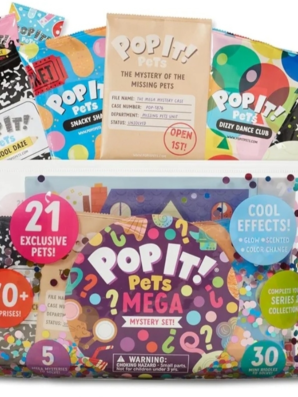Pop It! Pets Mega Mystery Set Kids Teens